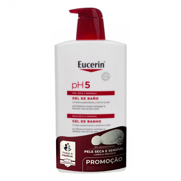 Eucerin Gel de Banho pH5 1L Desconto 15%